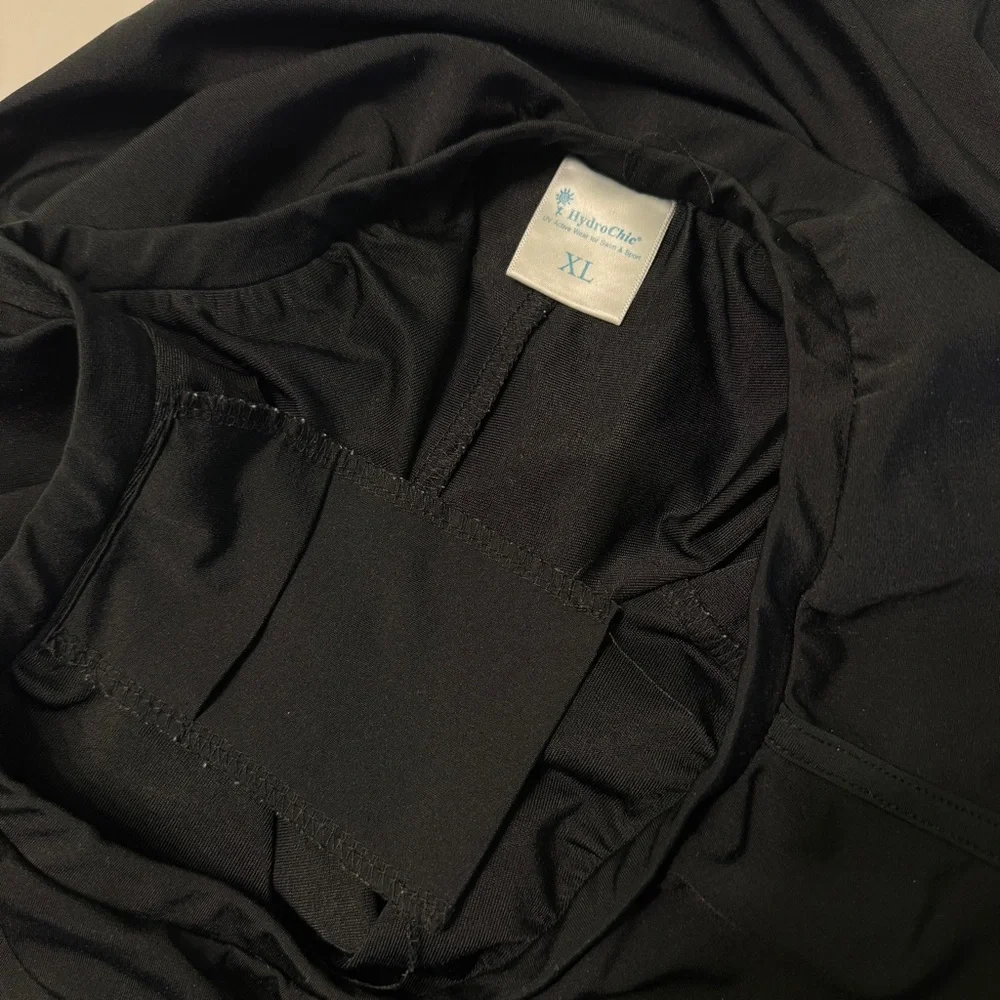Modest Swim Skirt and Knee Shorts Black